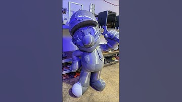 Así nos esta quedando el Mario en tamaño real impreso en 3D (Parte 2) #impresion3d #impresoen3dmx