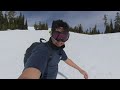 VR180 Snowboarding Last Day With Friends Apr 2021