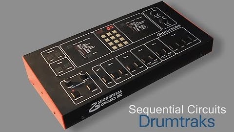 SEQUENTIAL CIRCUITS DRUMTRAKS Vintage Drum Machine 1984 | HD DEMO