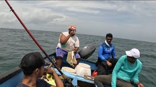 Fishing on the Ville-ans with Captain Loggy ! Trinidad.