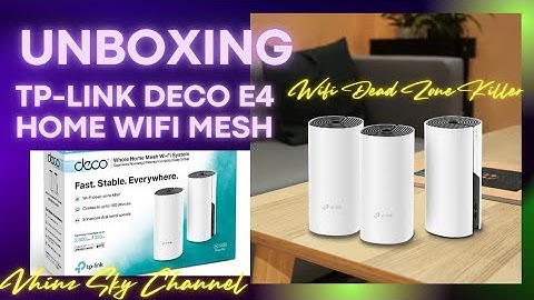 TP LINK DECO E4 HOME WIFI MESH UNBOXING #shorts