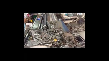 Royal blue colour booklet printing by Hamada 800 DX printing machine