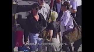 Madonna The Girlie Show Australia 1993 TV news report on her arrival in Sydney