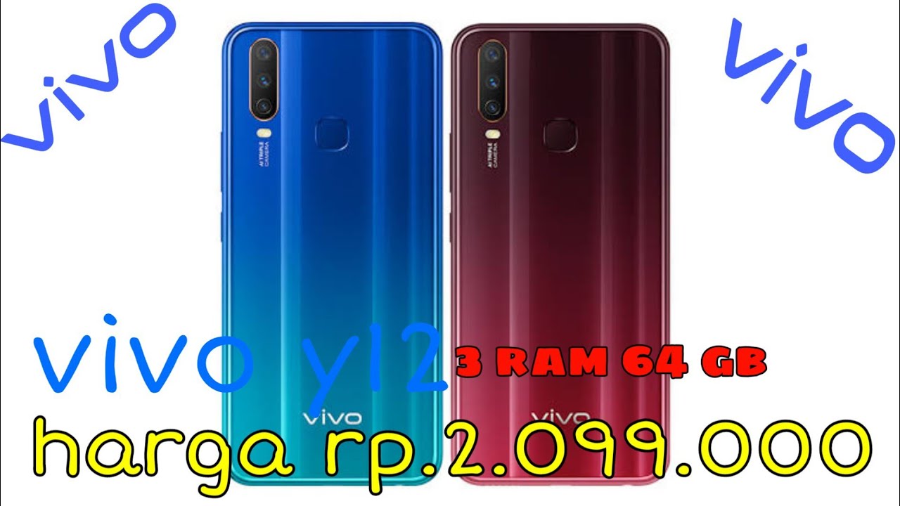 UNBOXING HP VIVO Y12 WARNA BIRU RP 2.099.000 - YouTube