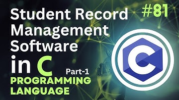 Student Record Management Software Introduction in C | Part-1 :) Tutorial-81 | #CodingWill #Ritik