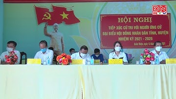 Ứng cử viên Đại biểu HĐND tỉnh (đơn vị số 16) tiếp xúc cử tri tại huyện Thống Nhất