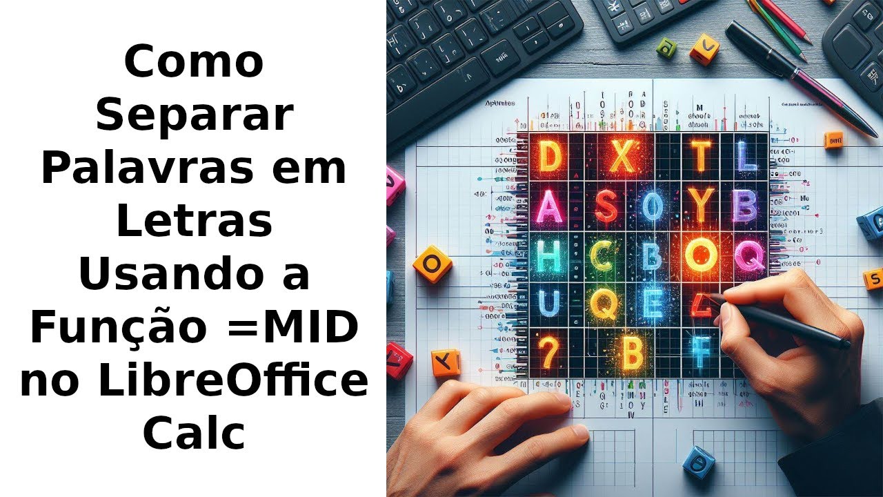 Como Separar Palavras em Letras Usando a Função =MID no LibreOffice ...