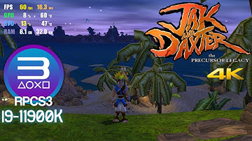 RPCS3 0.0.15-12130 | Jak and Daxter The Precursor Legacy 4K UHD i9-11900K | PS3 Emulator Gameplay