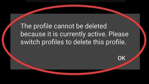 Fix Netflix The Profile cannot be deleted because it is currently active Problem Solved 2023