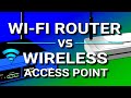 Wireless access point vs wifi router