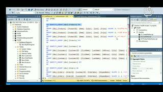 Creating a database from scratch.