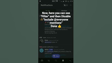 How to Disable Notification Filter Mentions include @everyone in Discord Mobile #roduz #discord #how
