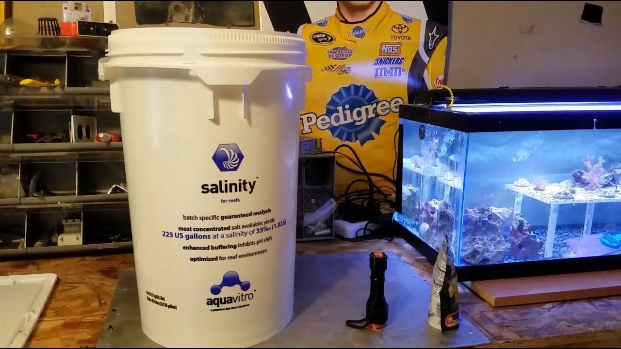 aquavitro salinity how to