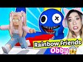 Hide  seek mit blue im rainbow friends obby speedrun hacks dem monster entkommen  good ending