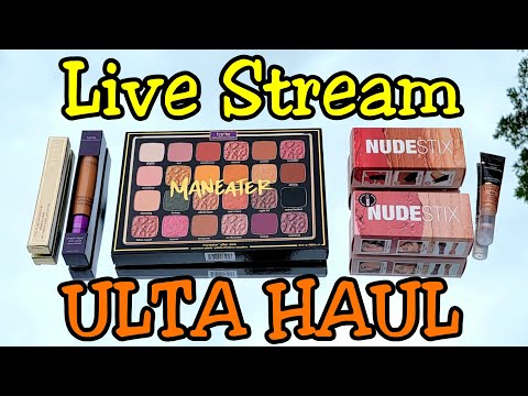 Live Strean: ULTA 21 Days of Beauty Haul + Swatches - Tarte, Nude Stix, Stila & Milani @bwitch17