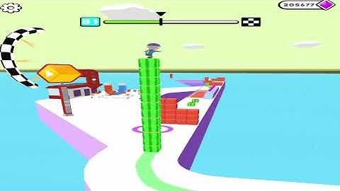 Cube Surfer Level 81 - gameplay (ios android) walkthrough all levels