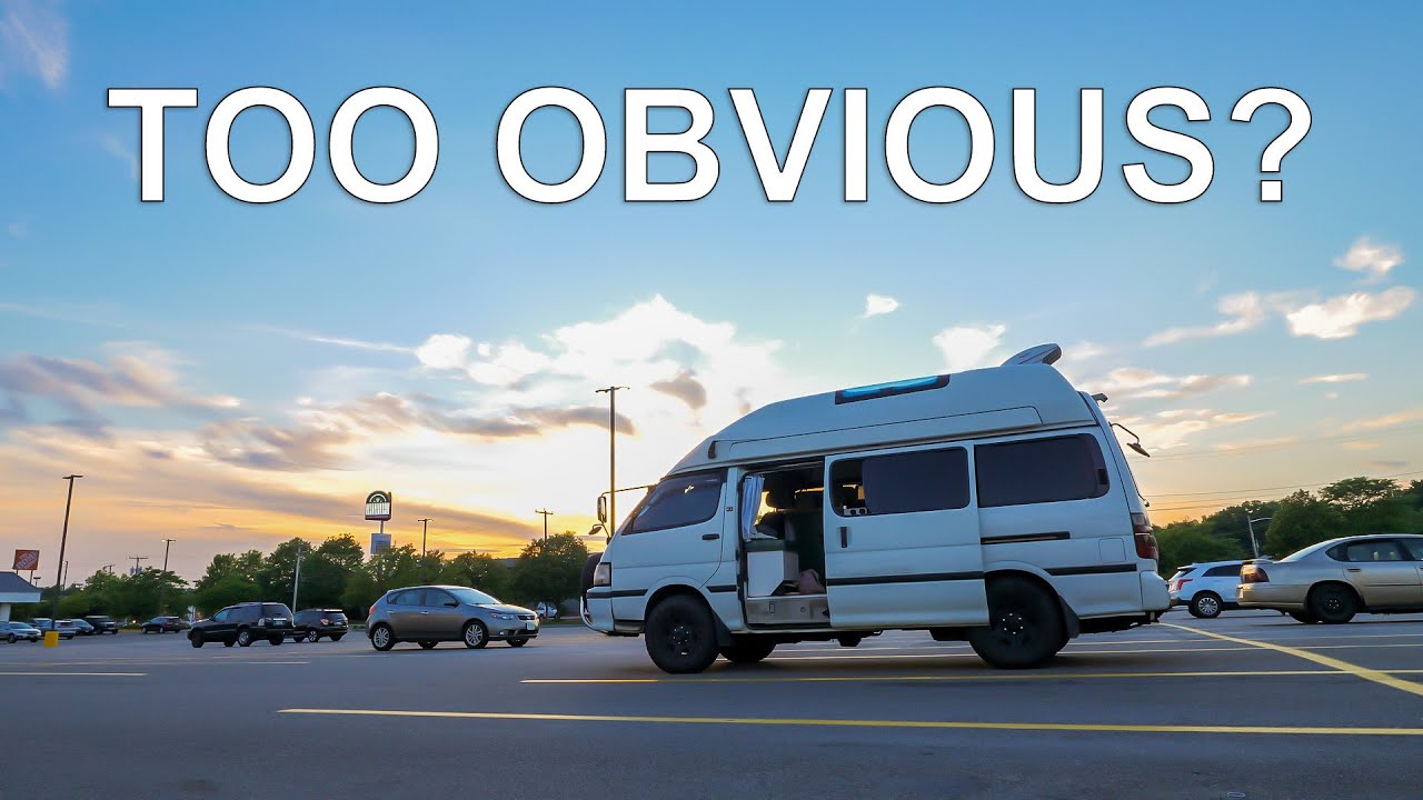 Urban Stealth Camping in a Vintage JDM RV #vanlife