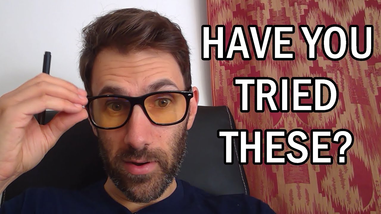 Have you tried these glasses? (help with autistic sensory issues) YouTube