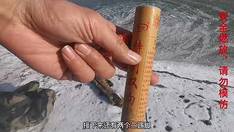 三种二踢脚对比它们的威力，它们的威力有多大？你们绝对想不到 #破冰 #炸冰 #二踢脚 #鞭炮 - 天天要闻