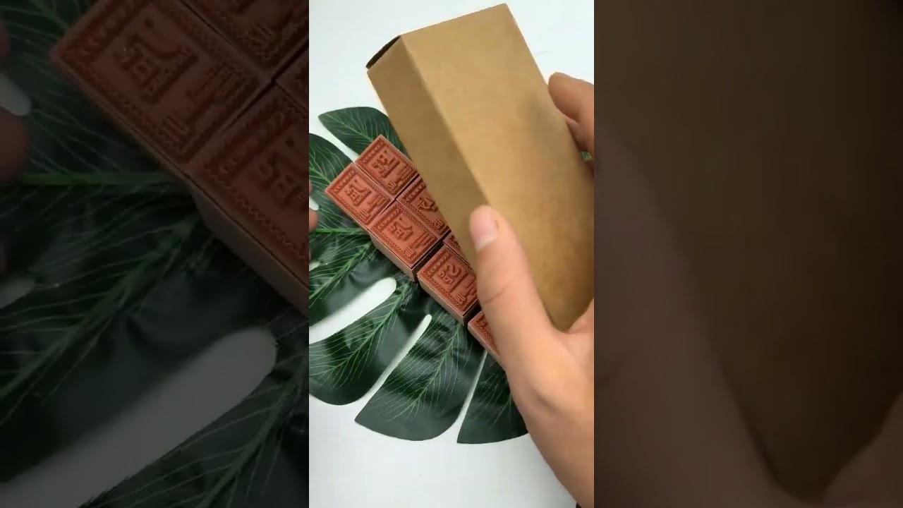 Month Stamp Set，New wooden seals, planning seals, graphics and other seals are designed every day