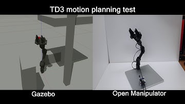TD3 path planning - gazebo, open manipulator