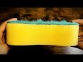 Jumbo dry sponge ripping // ASMR SPONGE RIPPING