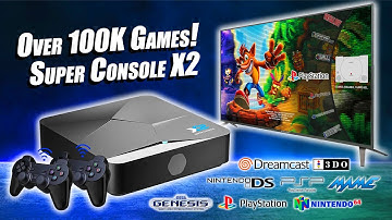 They Sell This On AMAZON! Super Console X2 EMU Machine 100K Retro Games! Hands-On