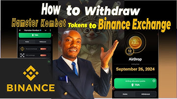 How to Withdraw Hamster Kombat Tokens to Binance Exchange