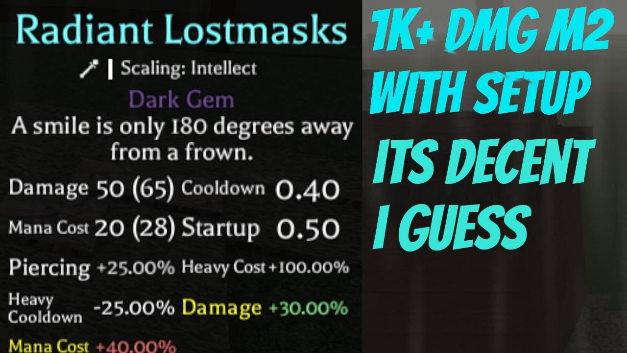 Pilgrammed: OP LOSTMASK BUILD