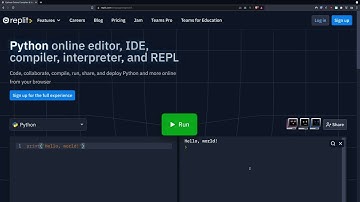 Example Replit Usage for Python3