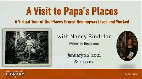 A Visit to Papas Places with Nancy Sindelar: This ...