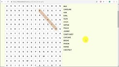 5 Websites for Free Printable Word Search Puzzles Large Print 