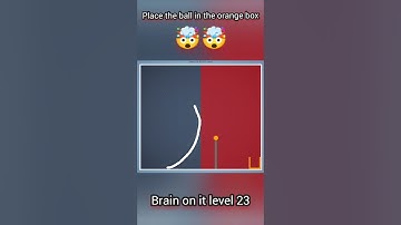 How to complete 🤔🤔 brain it on level 23 #shorts