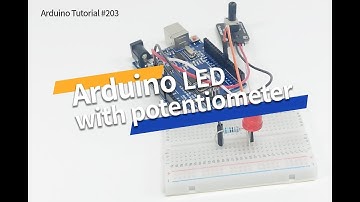 아두이노 튜토리얼 203 - 가변저항으로 LED 밝기 제어하기