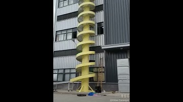 YiFan High Quality Gravity Spiral Feed Conveyor Opertaion Video