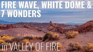 Fire Wave, White Dome, & Seven Wonders Trails in Valley of Fire State Park, Nevada  Hiking Guide