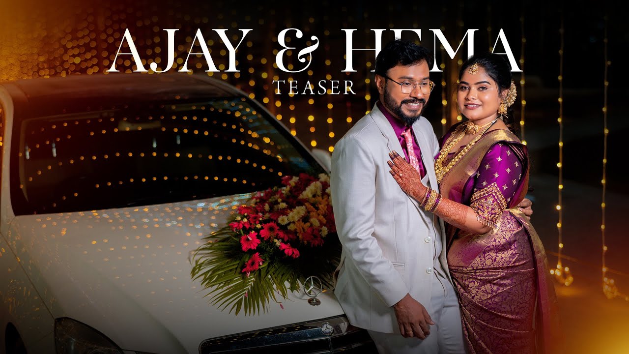Cinematic Wedding Teaser of Ajay & Hema  by VividCaptures