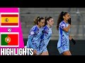 Spain vs portugal  highlights  u17 womens euro  060524