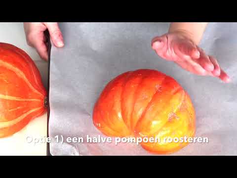 Video: Hoe Pompoen In De Oven Te Bakken