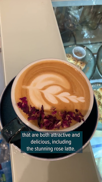 Drink of the Week: Rose Latte from Socotra Coffee House in Ann Arbor