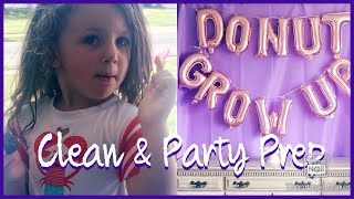 KITCHEN CLEAN UP |  TODDLER BIRTHDAY PARTY PREP WITH ME