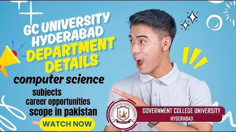 GCUH Computer Science: Your ULTIMATE Degree Plan DECODED!/GCU Hyderabad MASTER Your Degree Path!