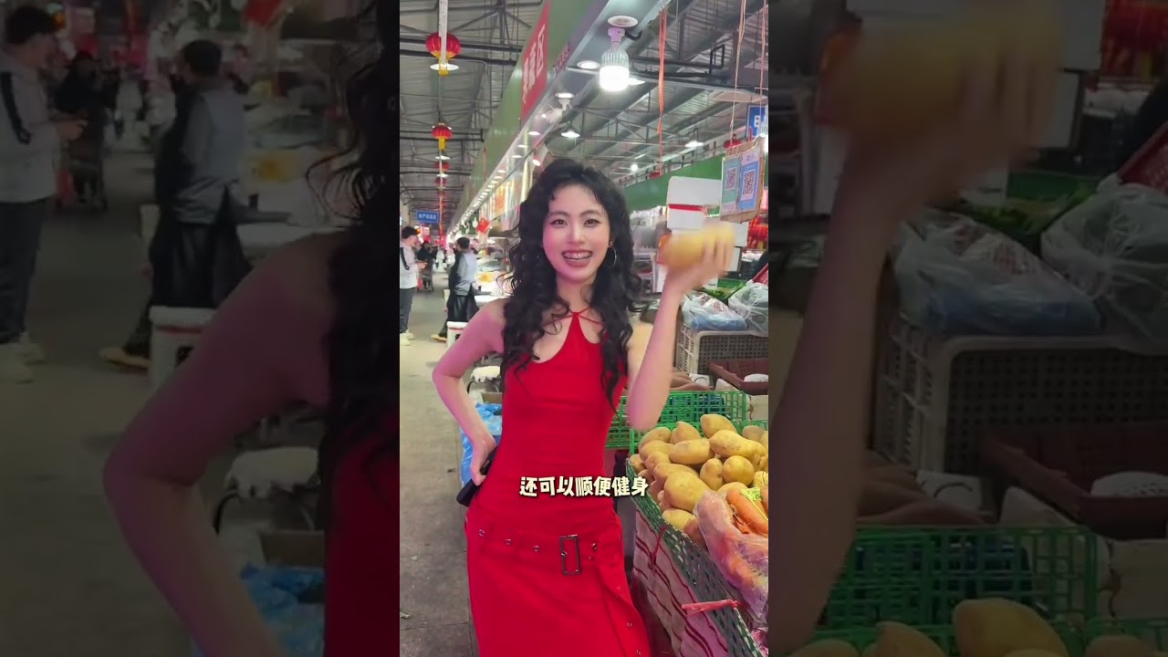 Making an explosion with my best friend visiting the vegetable market and being watche