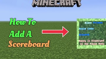 How to Make a Scoreboard! Minecraft Using Commands! On Bedrock Edition