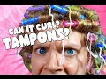 CURLING MY HAIR WITH TAMPONS?