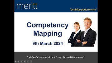 Session 1: Competency Mapping on 9th March 2024