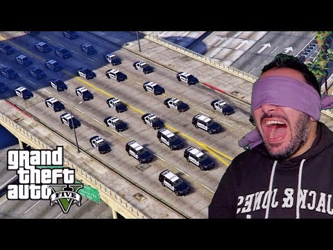 GÖZÜM KAPALI POLISLERDEN KURTULABILIRMIYIM? (GTA 5)