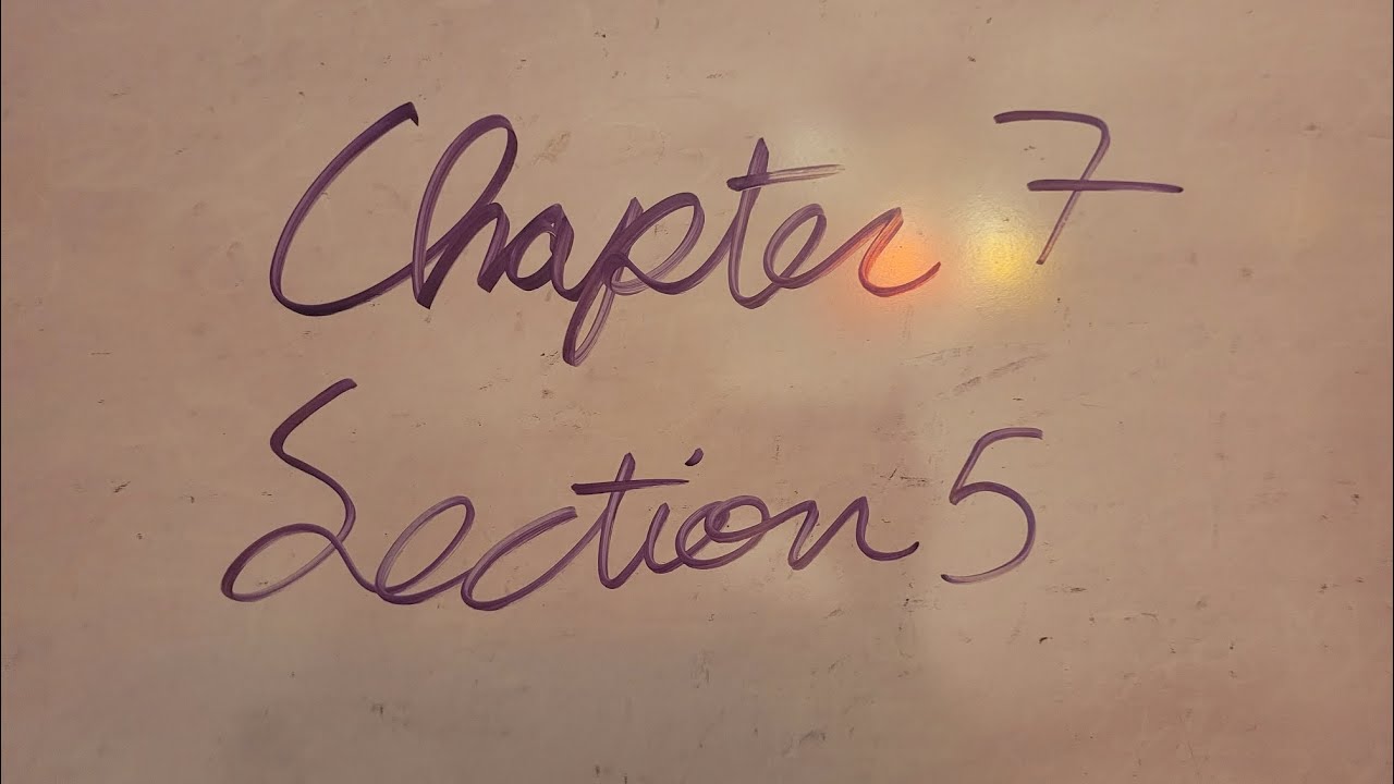Algebra 2: Chapter 7 Section 5 - YouTube