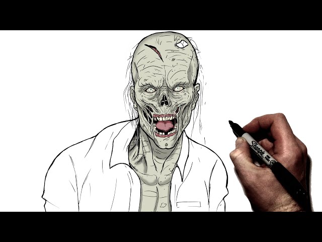 Zombie  Drawing Skill