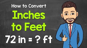 How to Convert Inches to Feet | Math with Mr. J